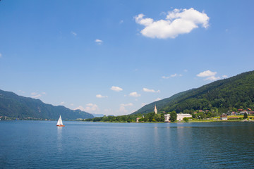 View To Ossiach From Ship At Lake Ossiach