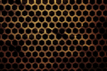 abstract background honey comb pattern