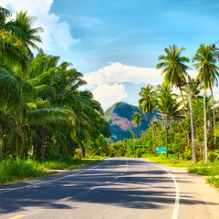 Highway in Thailand