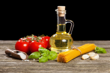 Spaghetti ingredients