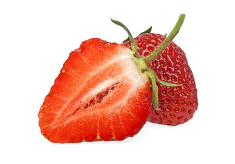 Strawberry isolated on a white background