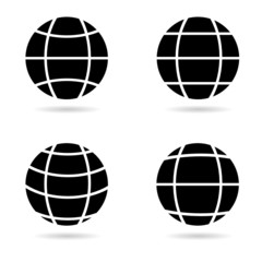 ball vector silhouette