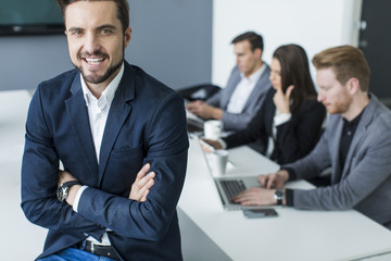 Young people in the office