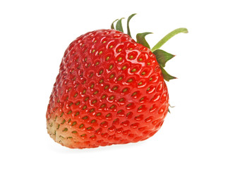 Strawberry on white background