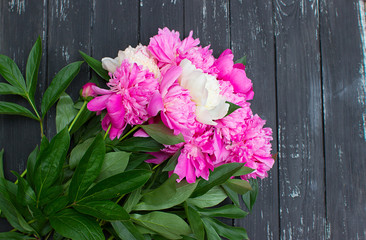 bouquet of beautiful pink and white flowers