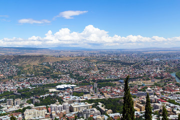 Panoramic view of Tbilisi, The Republic of Georgia