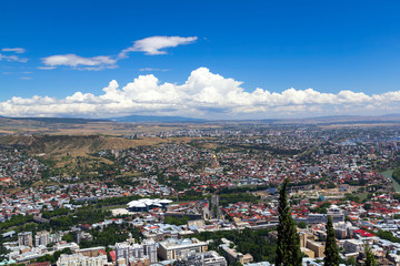 Obraz premium Panoramic view of Tbilisi, The Republic of Georgia