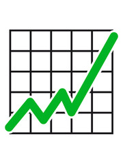 Obraz premium grid line line ascending profit up arrow