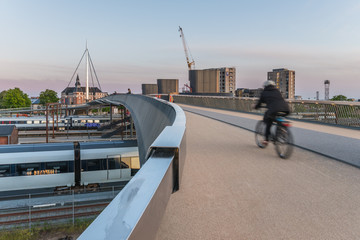 The City bridge in Odense, Denmark