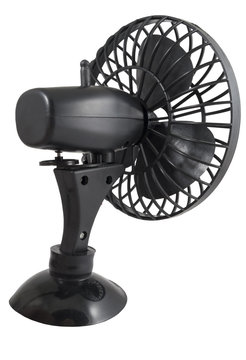 Portable black mini fan