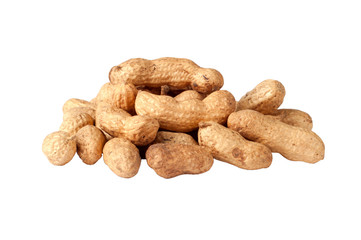 Tomato on the white background