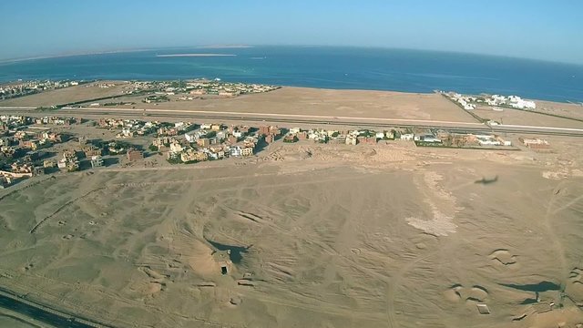 aerial survey, Red sea, Hurghada, Egypt
