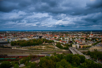 Fototapeta na wymiar Augsburg von oben