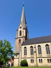 Fototapeta na wymiar Kirche in Kleinenbremen