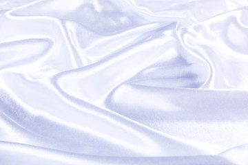 Obraz premium White silk background close up