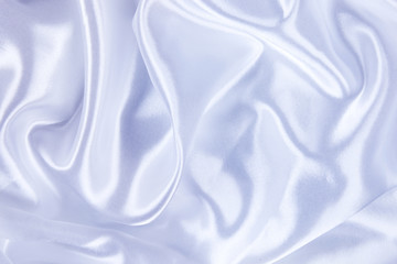 Obraz premium Białe tło jedwabiu z bliska