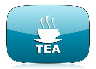 tea icon hot cup of tea sign