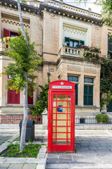 Fototapeta premium Brithish Telephone Cabin, Malta