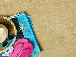 Summer time on beach