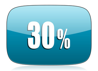 30 percent icon sale sign