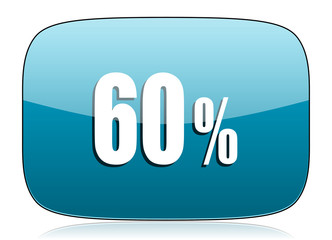 60 percent icon sale sign