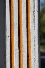 Détail d'un porche en Norvège