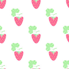pattern seamless strawberry