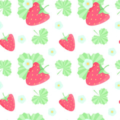 pattern seamless strawberry
