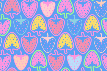 pattern seamless strawberry