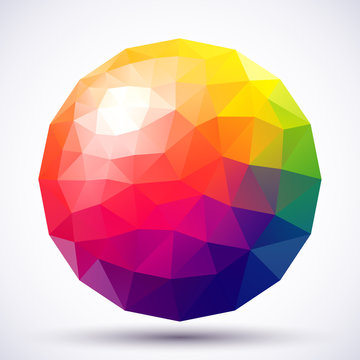 Abstract Low-poly Sphere