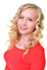 Naklejka premium sexy blonde portrait