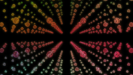 fantastic illustrated glass background pattern