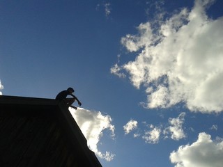 Boy on the roof