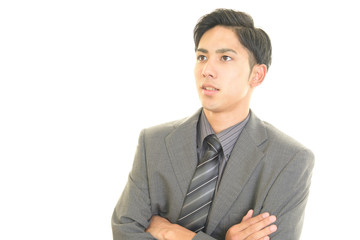 笑顔のビジネスマン