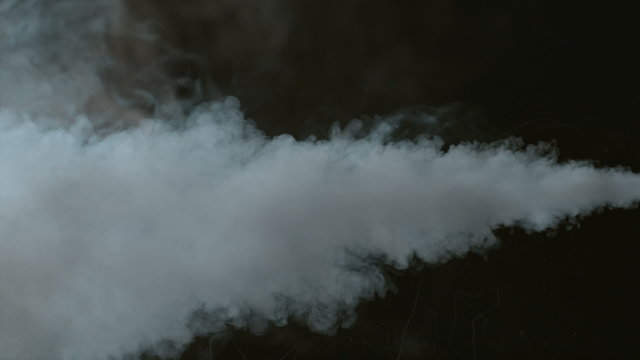 Smoke in slow motion