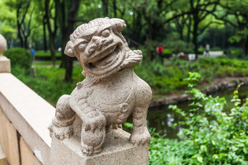 Fototapeta na wymiar park in shanghai