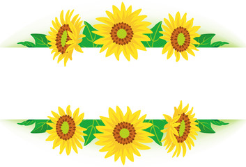 Sunflower frame