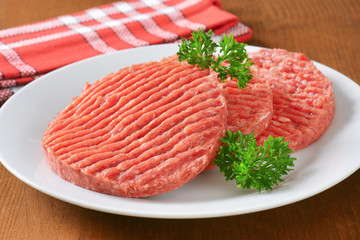 hamburger patties