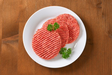 hamburger patties