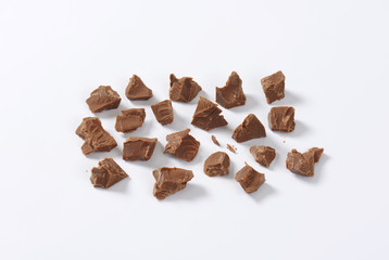 Obraz premium pieces of chocolate