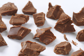 pieces of chocolate