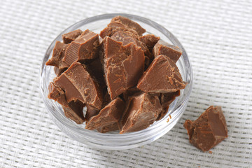 pieces of chocolate