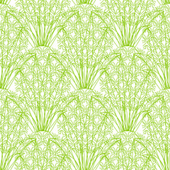 Fototapety  Vector seamless repeating pineapple pattern on white background