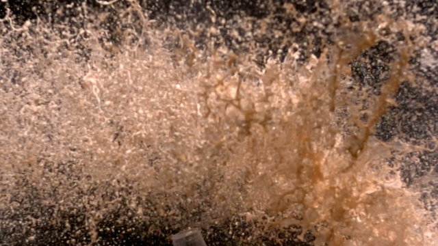 Soda bottle explosion