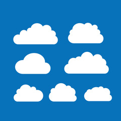 Set of clouds
