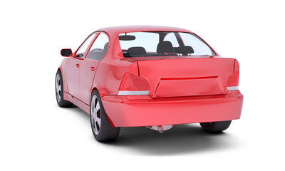 Obraz na płótnie Canvas Image of red car