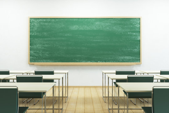 empty school classroom