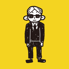 bodyguard doodle
