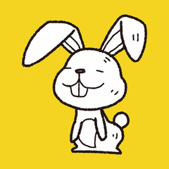 rabbit doodle