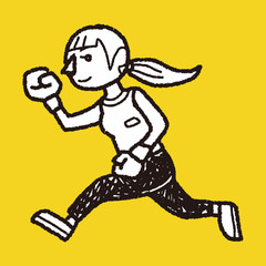 running doodle